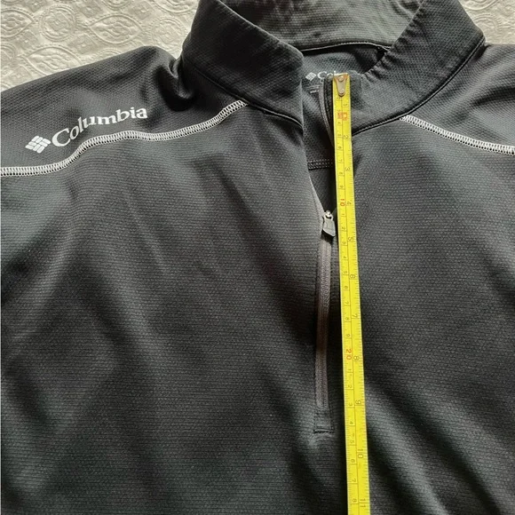 Men’s Columbia Golf Black and White Quarter-Zip Pullover size 3XL - Picture 6 of 11